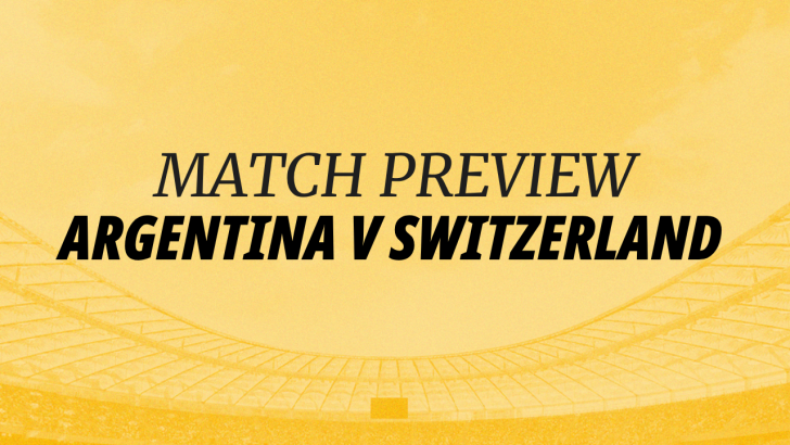 Betfair image for Argentina v Switzerland in the World Cup quarter-final